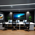 Image Prompt 1: The Virtual Collaborative Workspace**
